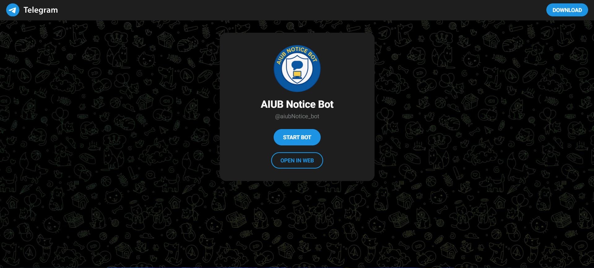 Engineering a Scalable Notice Bot for AIUB Students