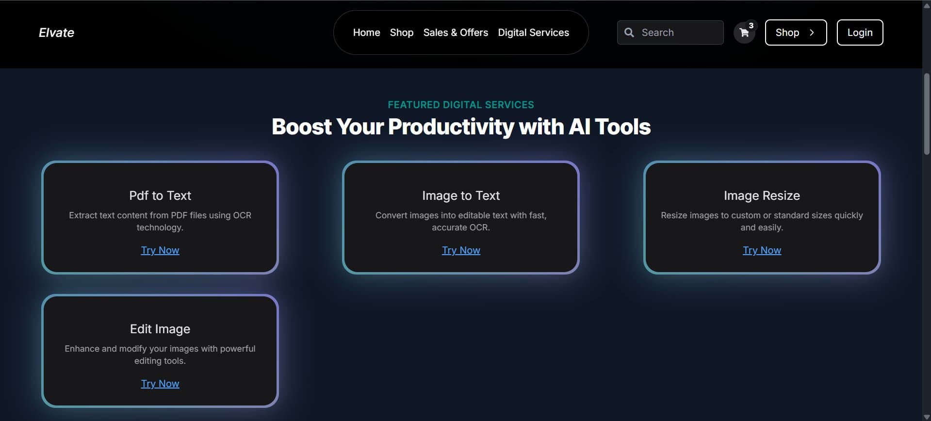Elvate Frontend